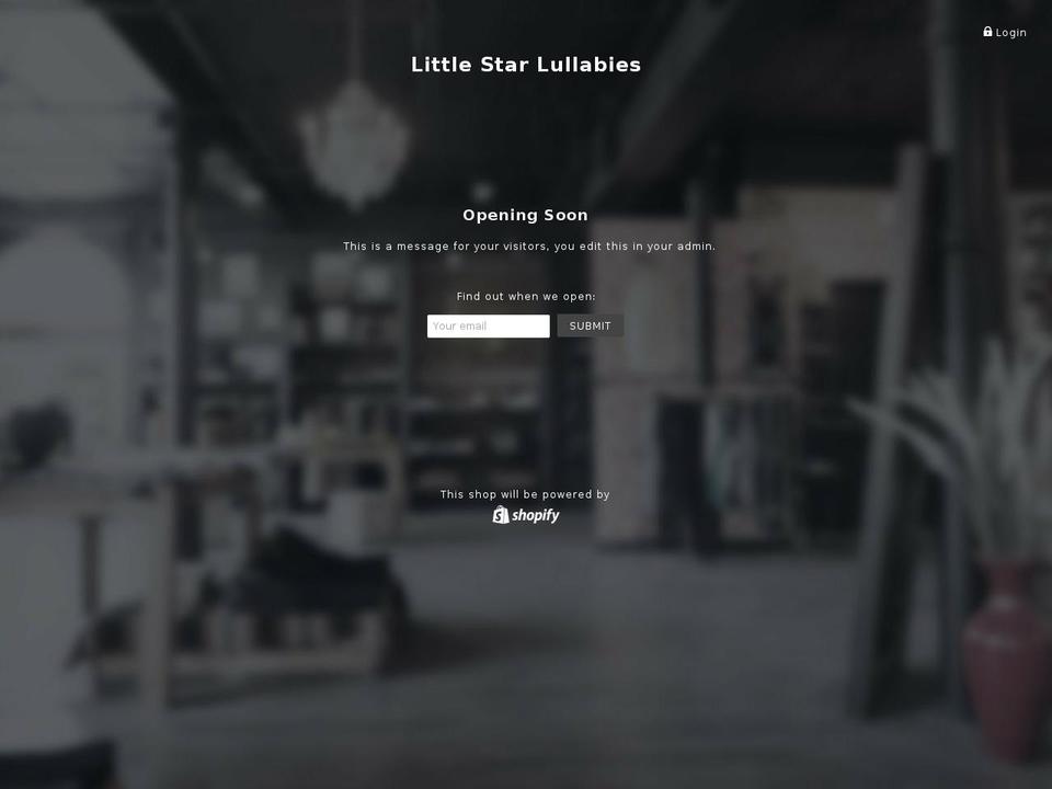 littlestarlullabies.com — Shopify storefront screenshot