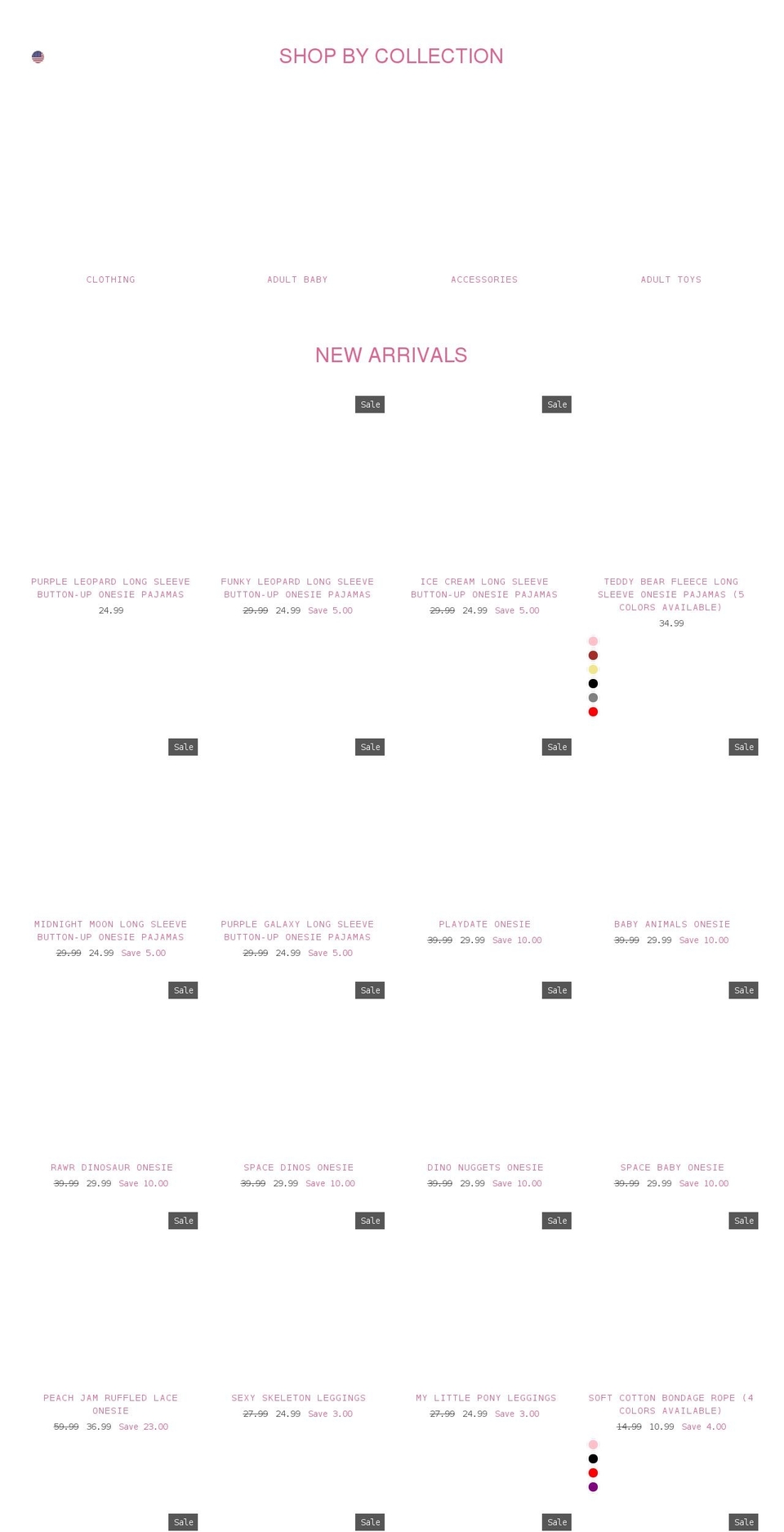 littlestgiftshop.com — Shopify storefront screenshot