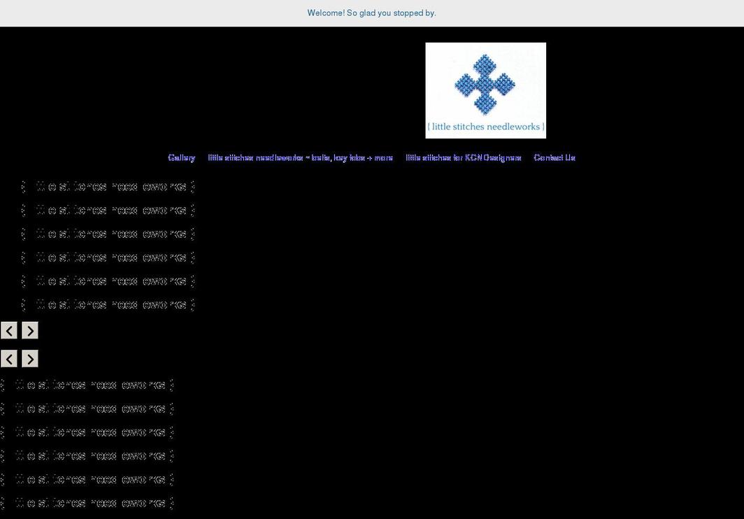 littlestitchesneedleworks.com shopify website screenshot