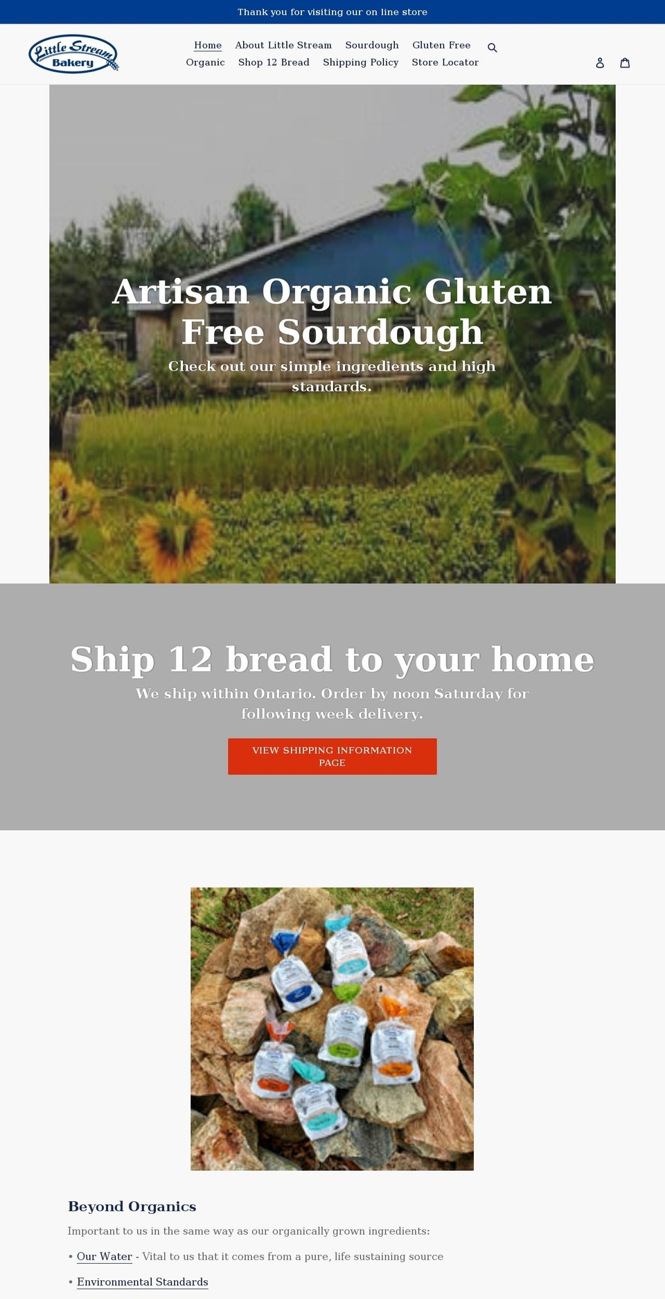 littlestream.ca shopify website screenshot