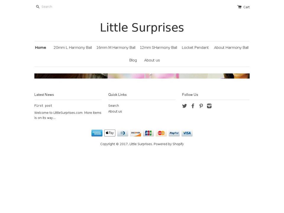 littlesurprises.com shopify website screenshot