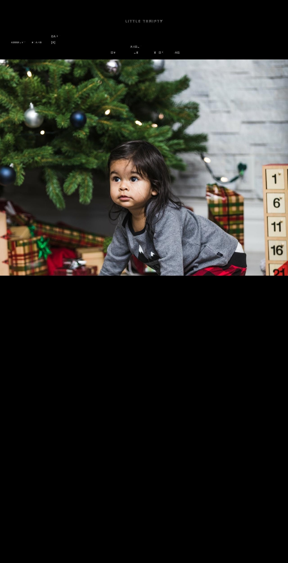 littlethrifty.com shopify website screenshot