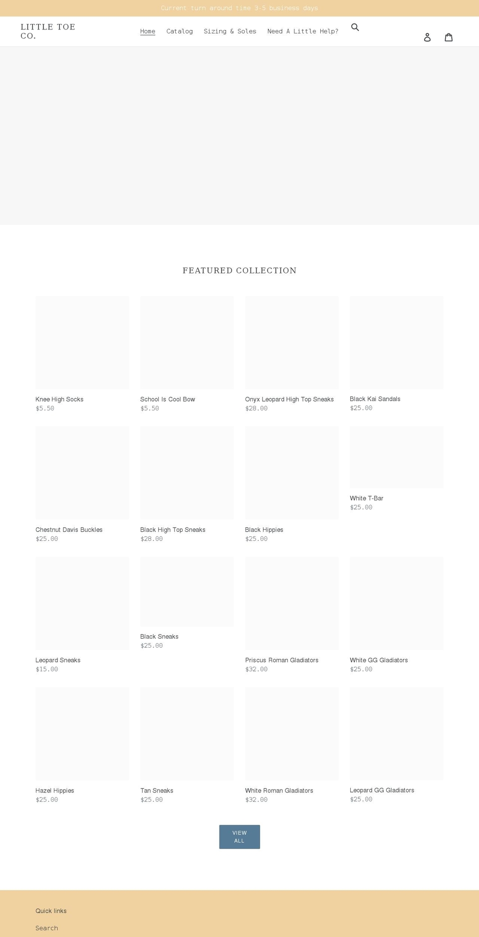littletoeco.com shopify website screenshot
