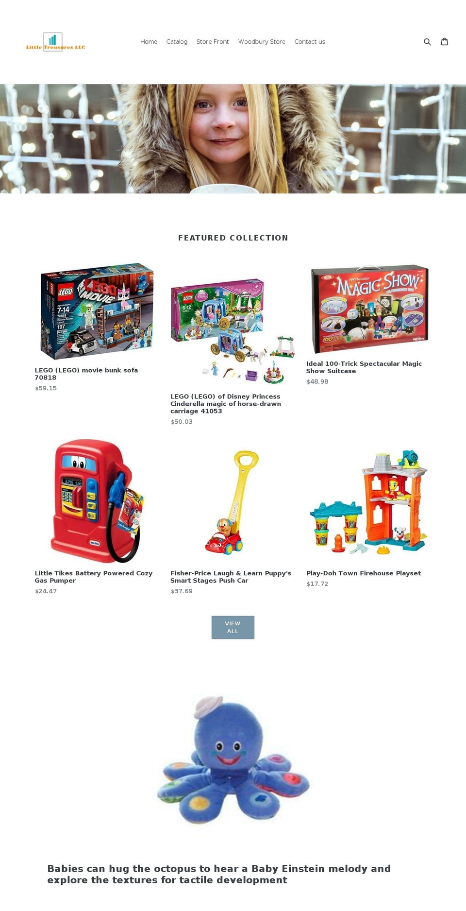 littletreasuresllc.com — Shopify storefront screenshot