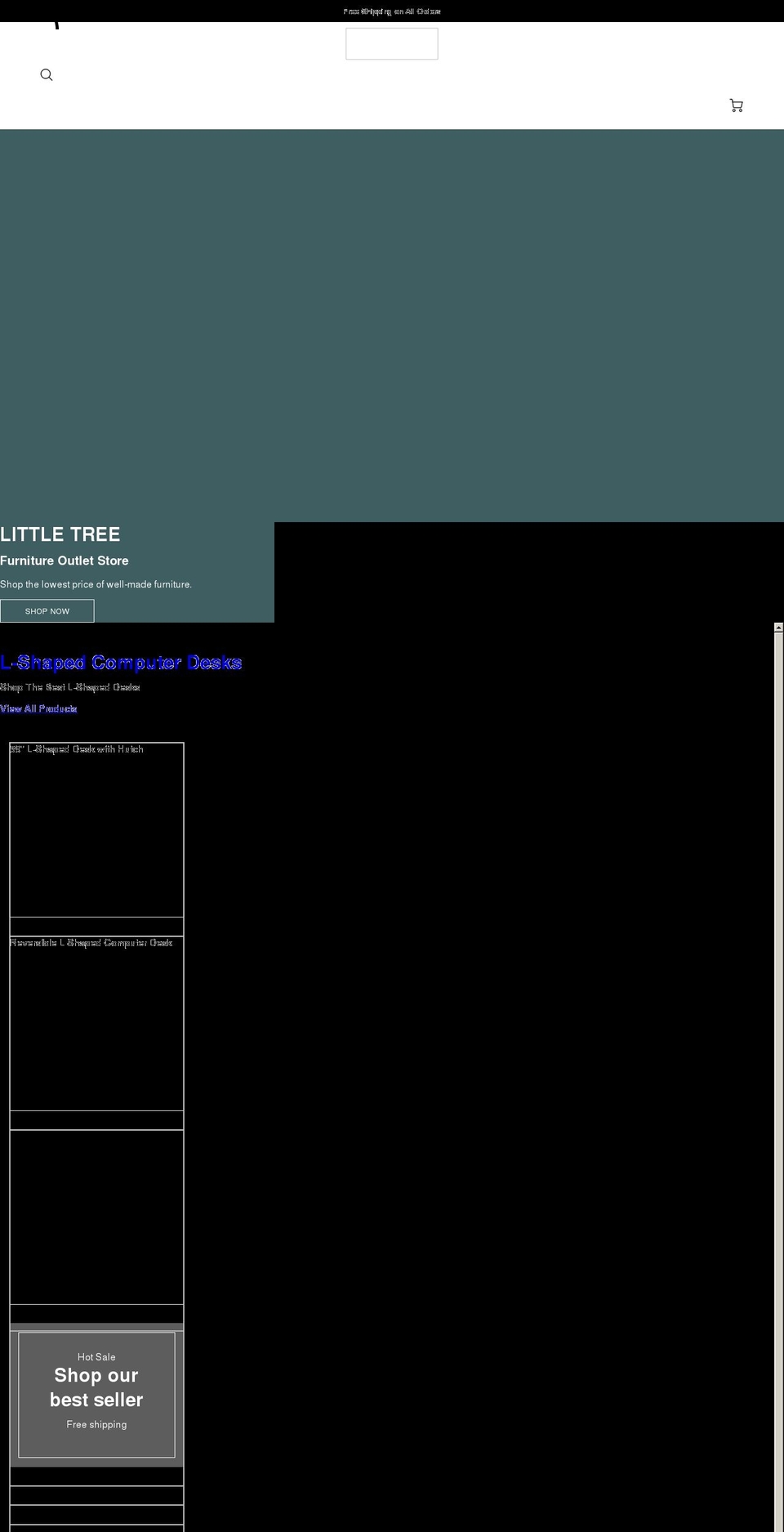 littletreestore.com shopify website screenshot