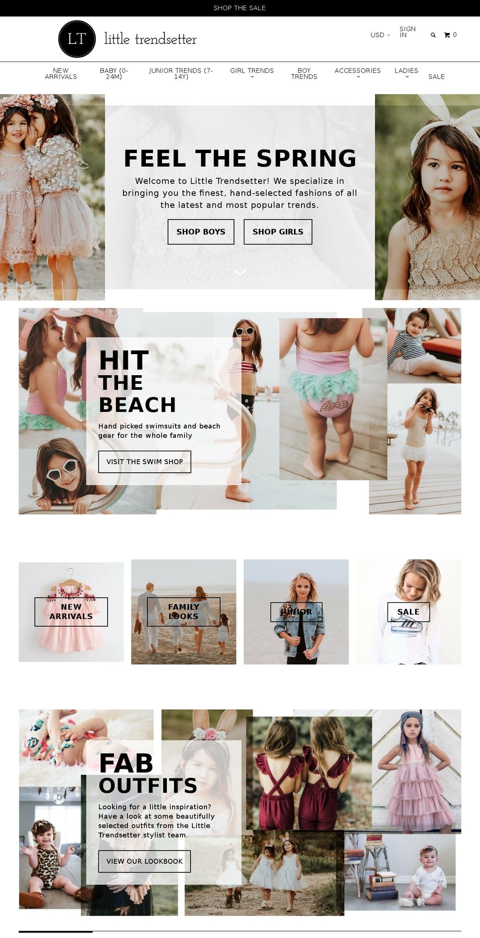 New Look - Fall 2016 (Parallax Mod by PNS) Shopify theme site example littletrendsetter.com