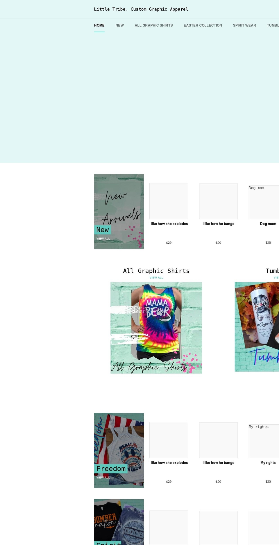 littletribe.shop shopify website screenshot