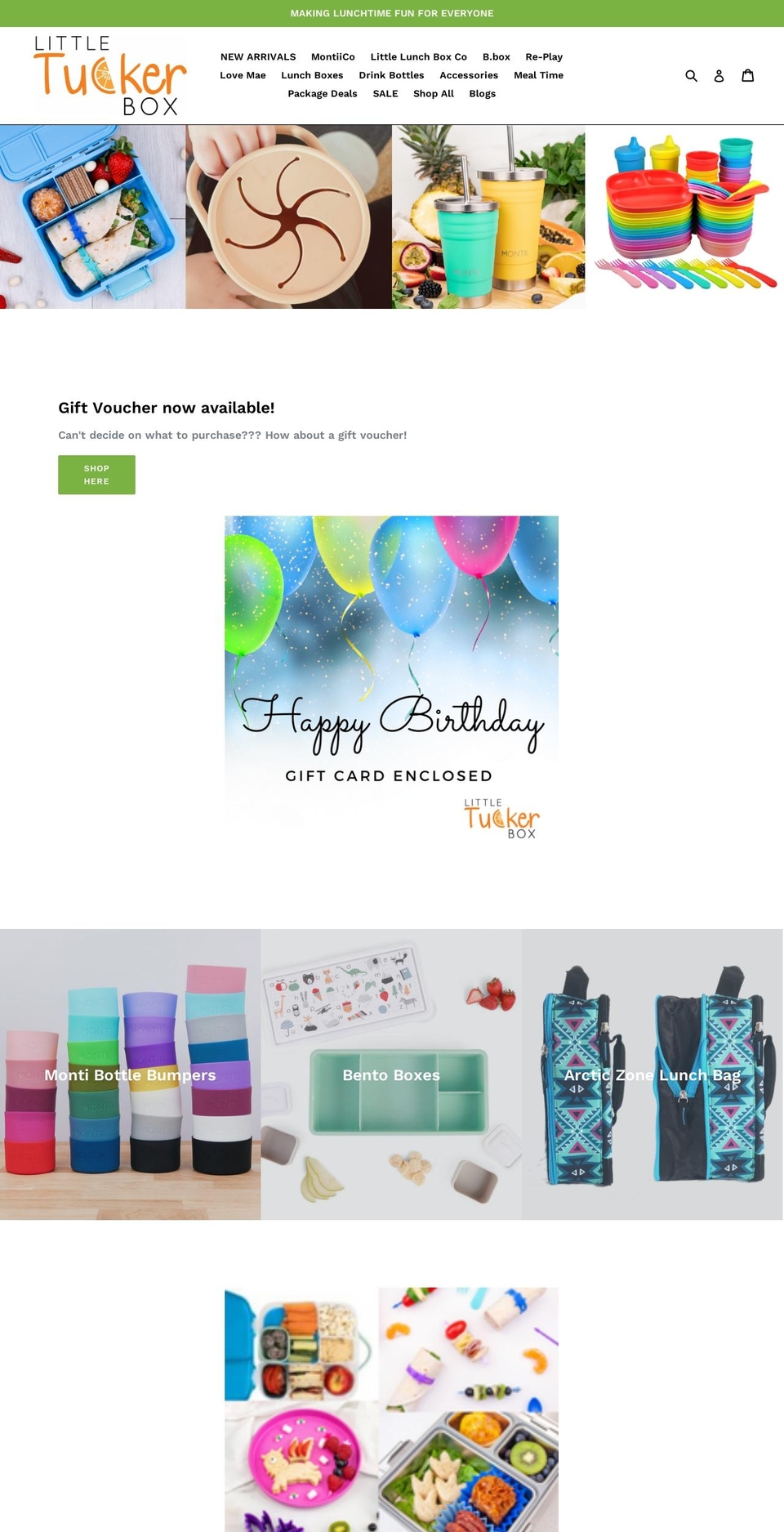 littletuckerbox.net shopify website screenshot