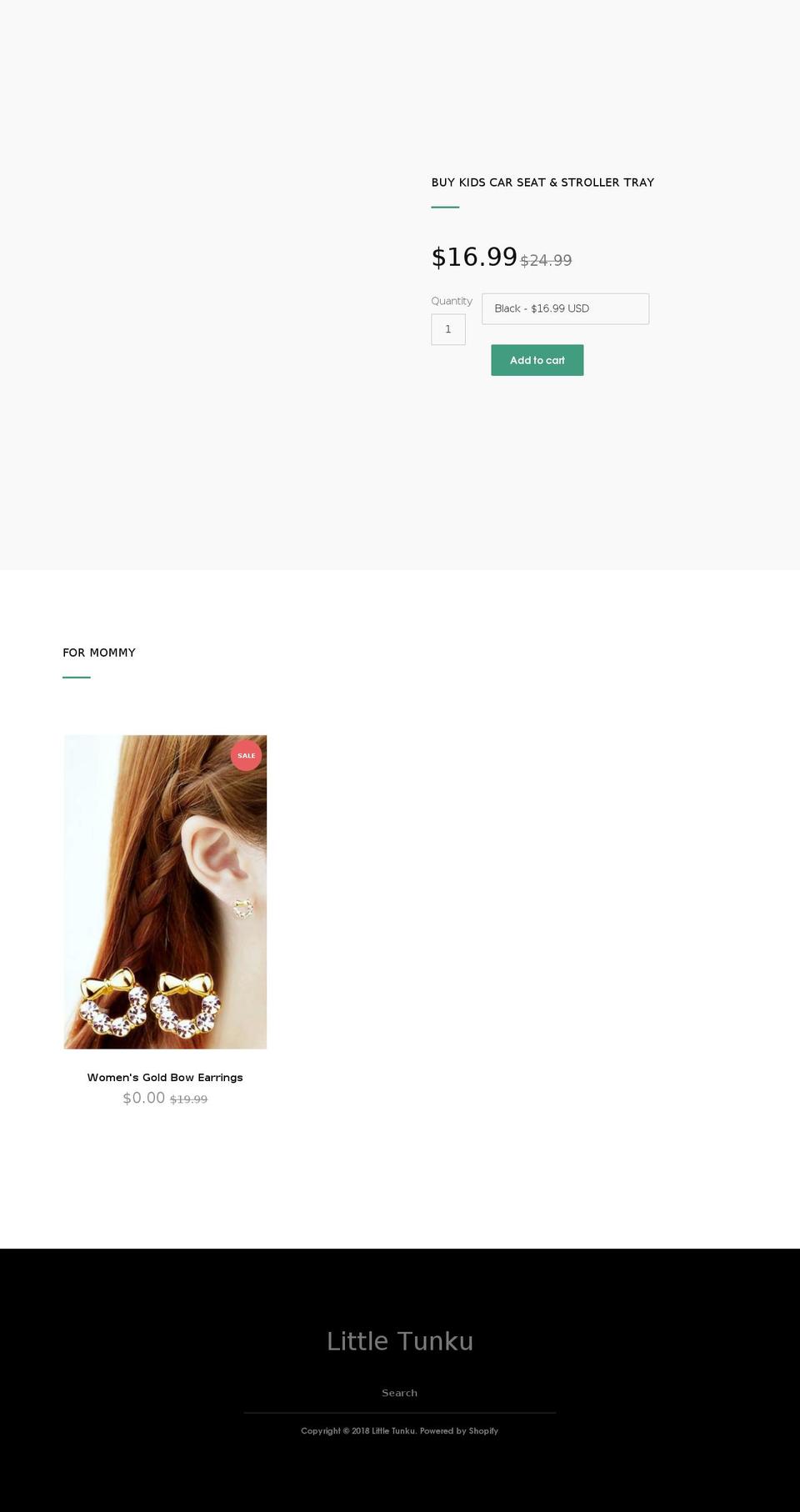 littletunku.com — Shopify storefront screenshot