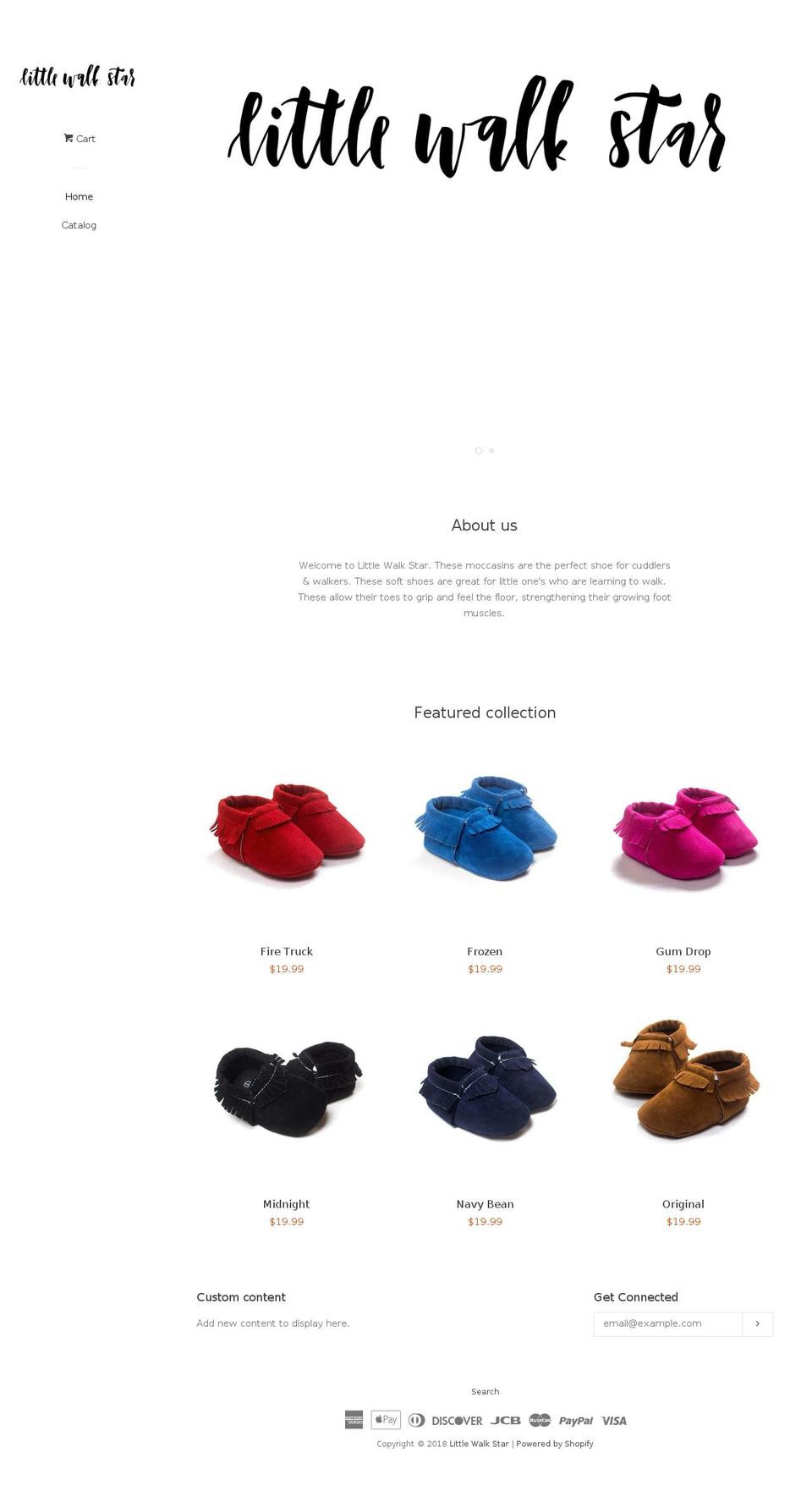 littlewalkstar.com — Shopify storefront screenshot