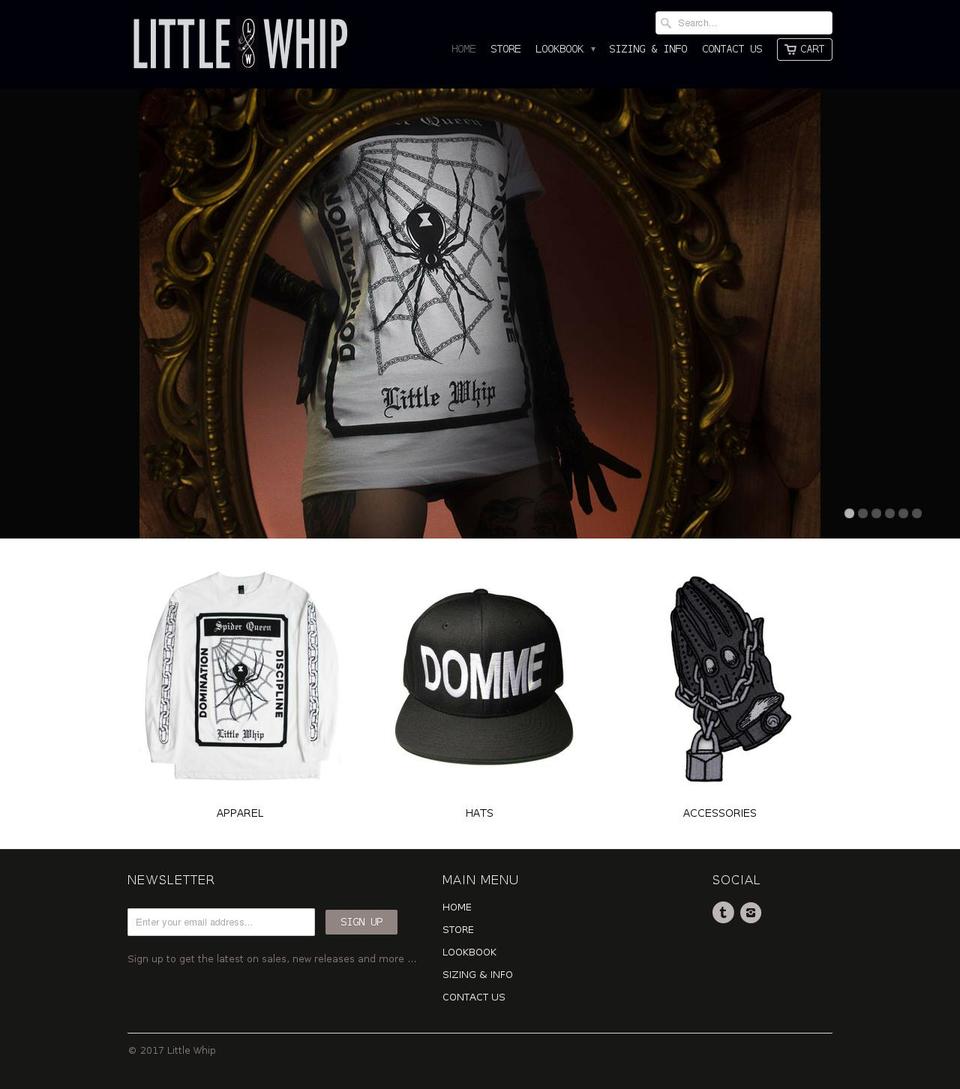 littlewhip.com shopify website screenshot