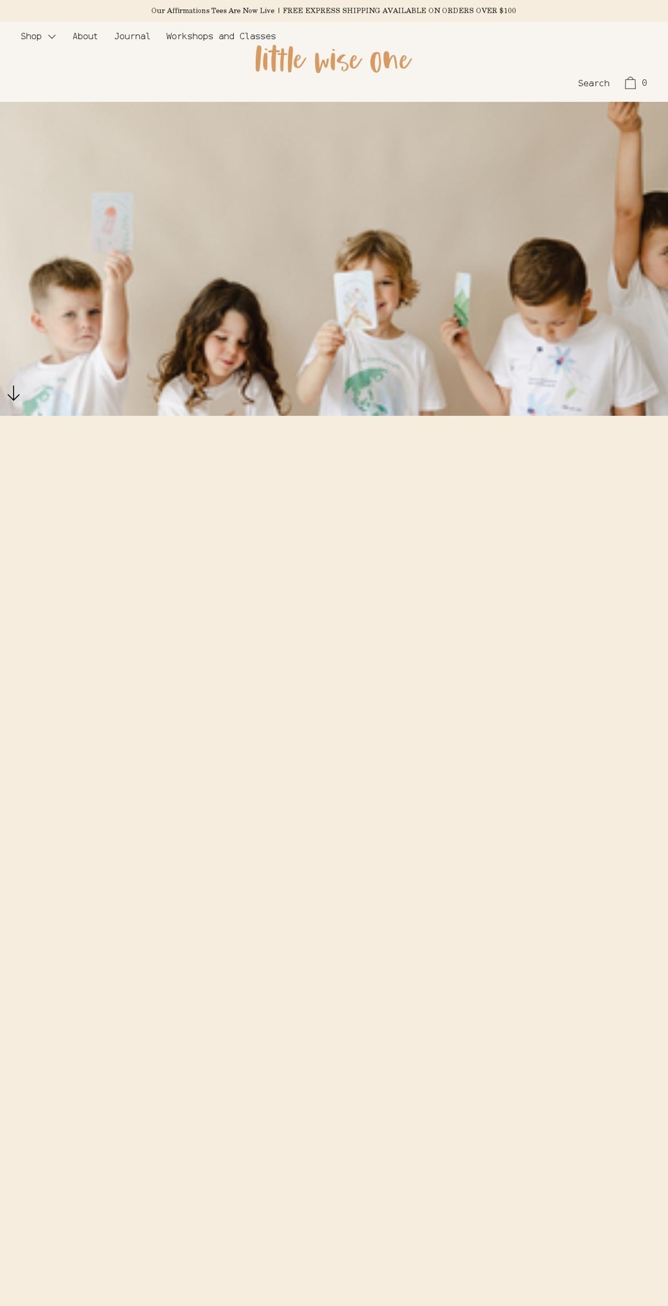 littlewiseone.com.au shopify website screenshot