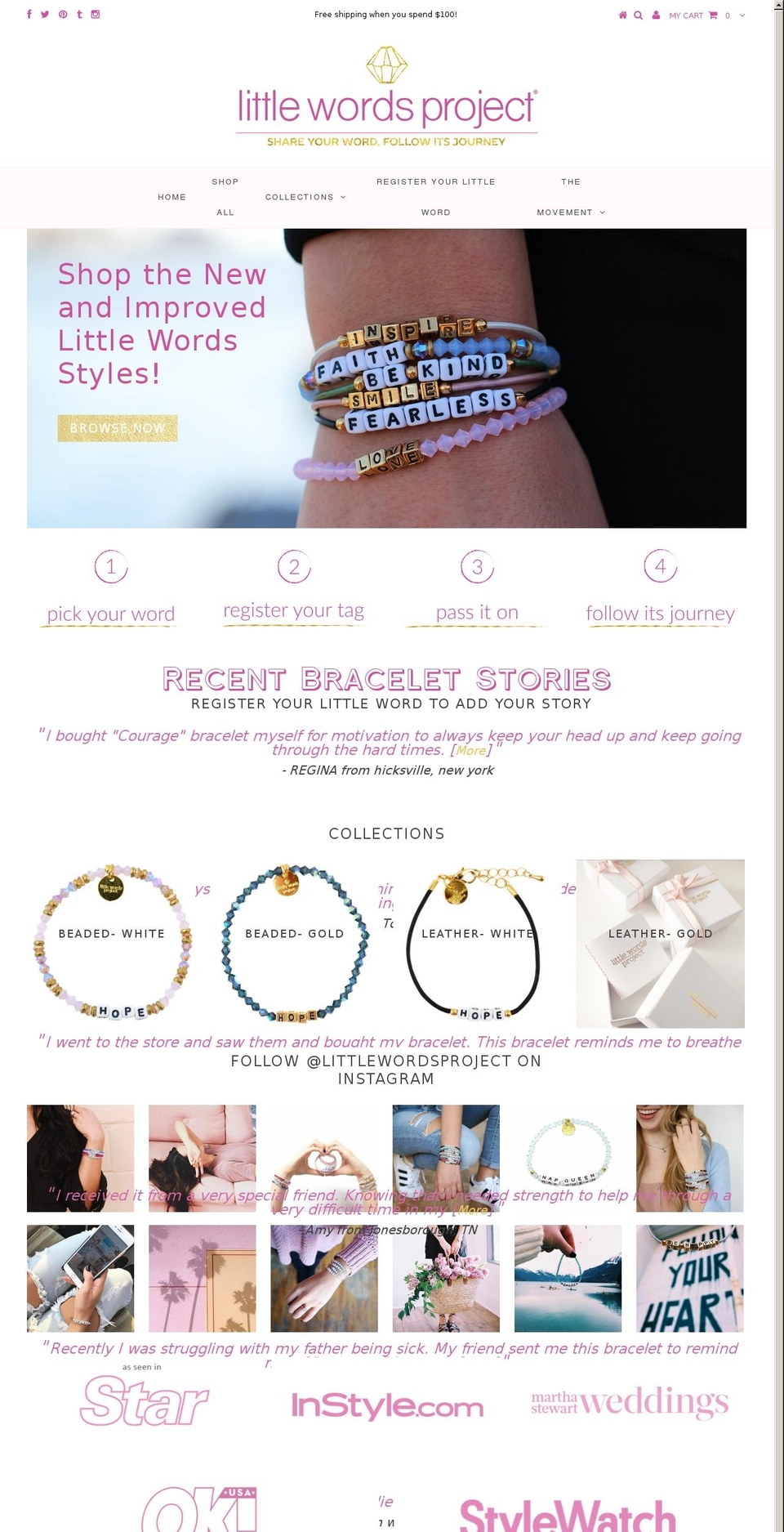 littlewordsproject.com shopify website screenshot