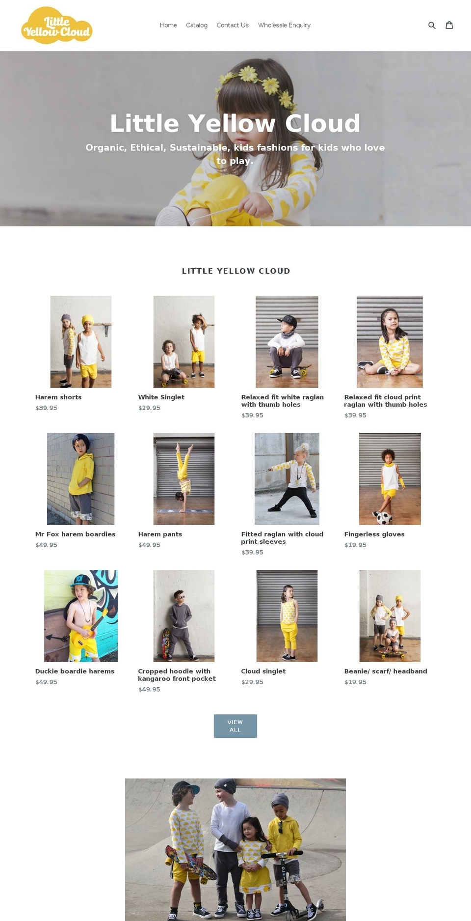 littleyellowcloud.com — Shopify storefront screenshot