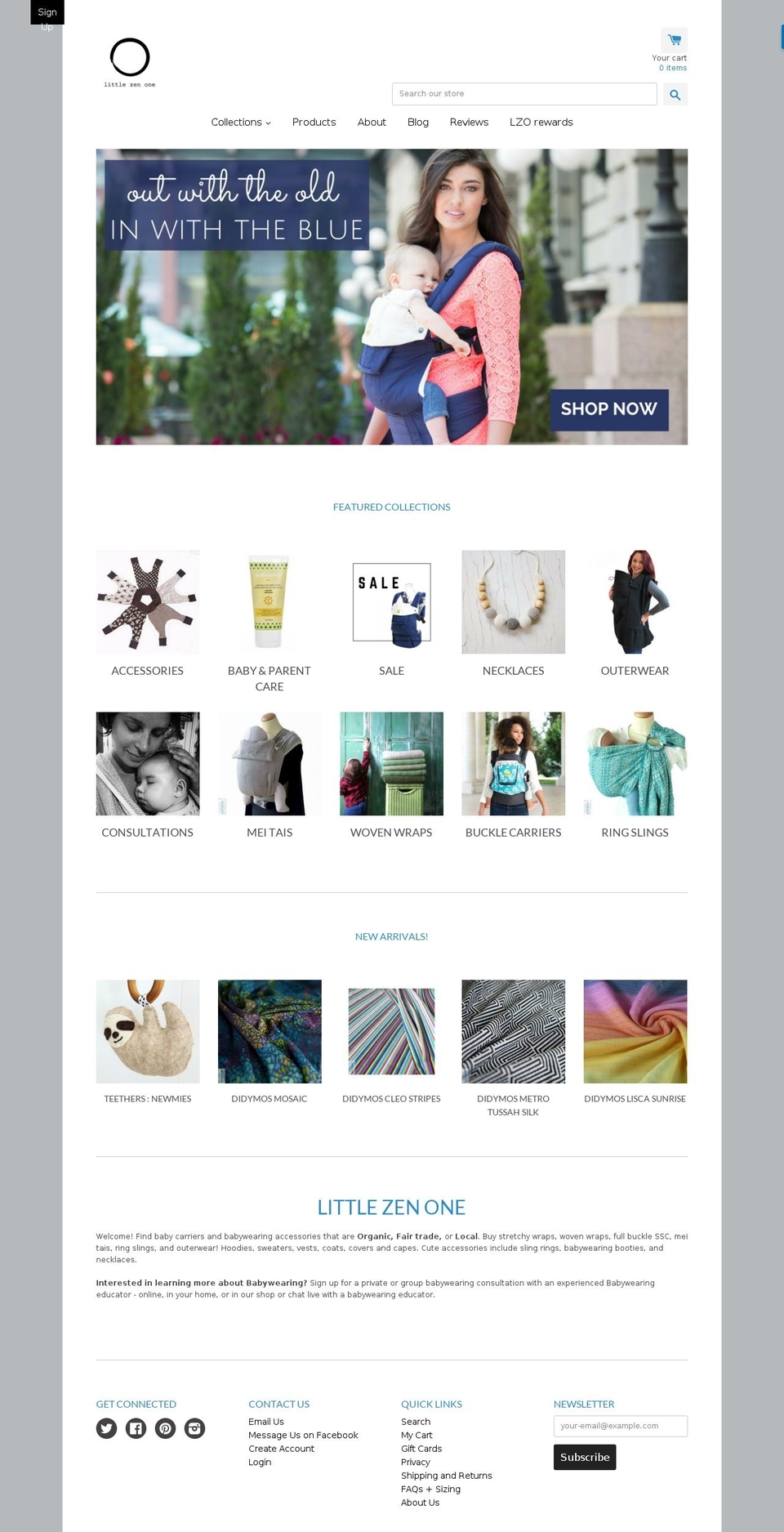 littlezenone.com shopify website screenshot
