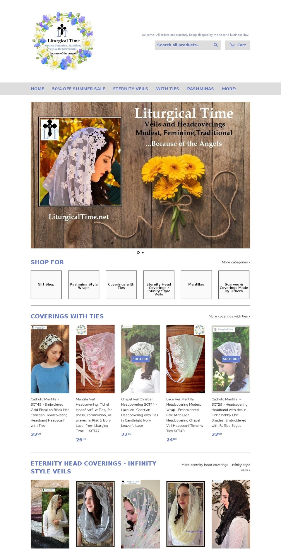 liturgicaltimes.net shopify website screenshot