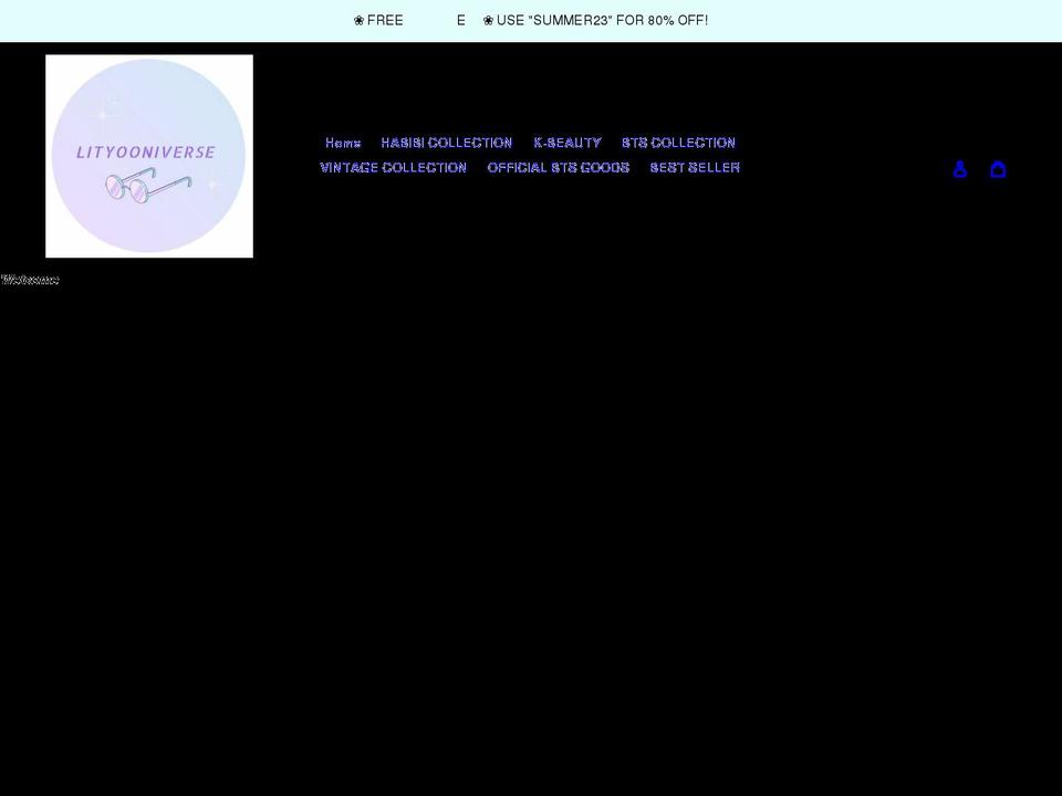 lityooniverse.com shopify website screenshot
