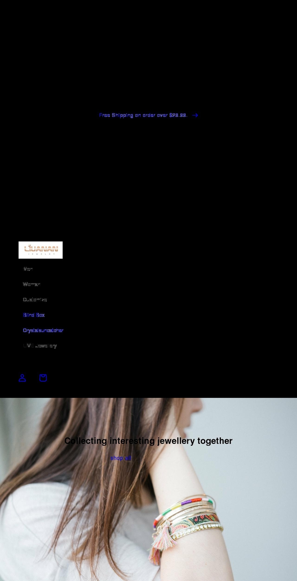 liuanan.com shopify website screenshot