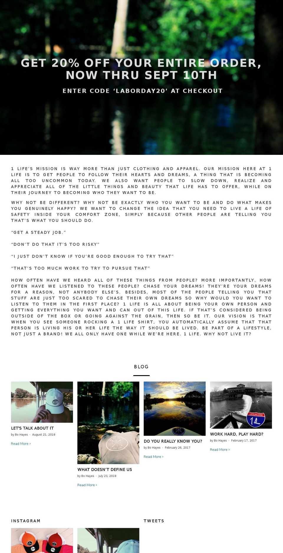 liv1life.com shopify website screenshot