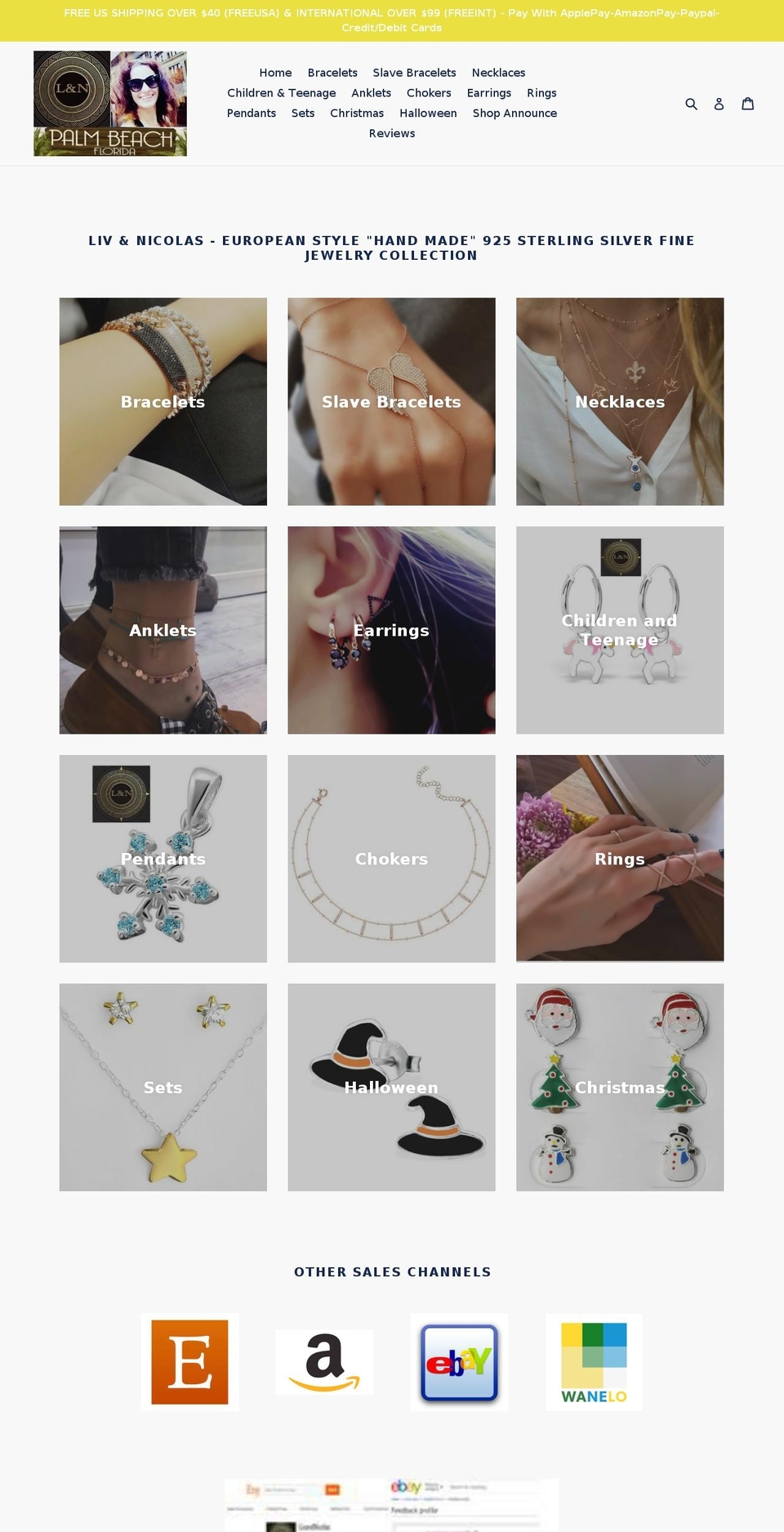 livandnicolas.com — Shopify storefront screenshot