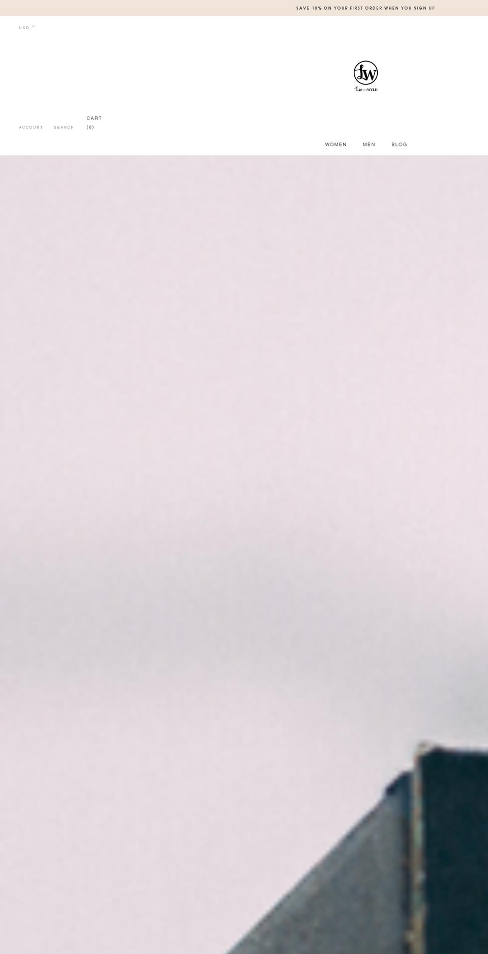 livandwyld.com shopify website screenshot