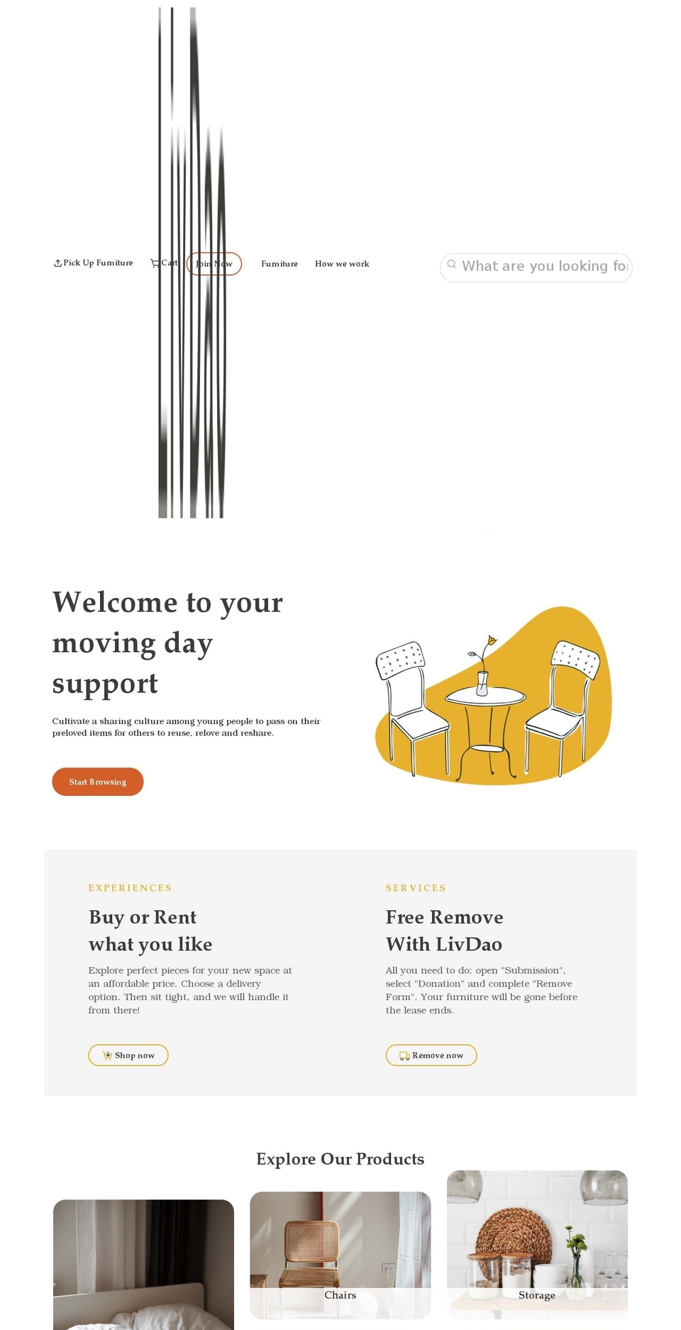 livdao.com shopify website screenshot