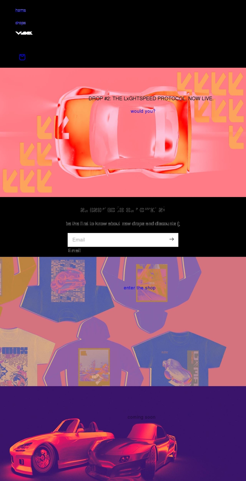 live-fast.net shopify website screenshot