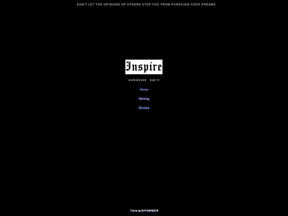live2inspire.co shopify website screenshot