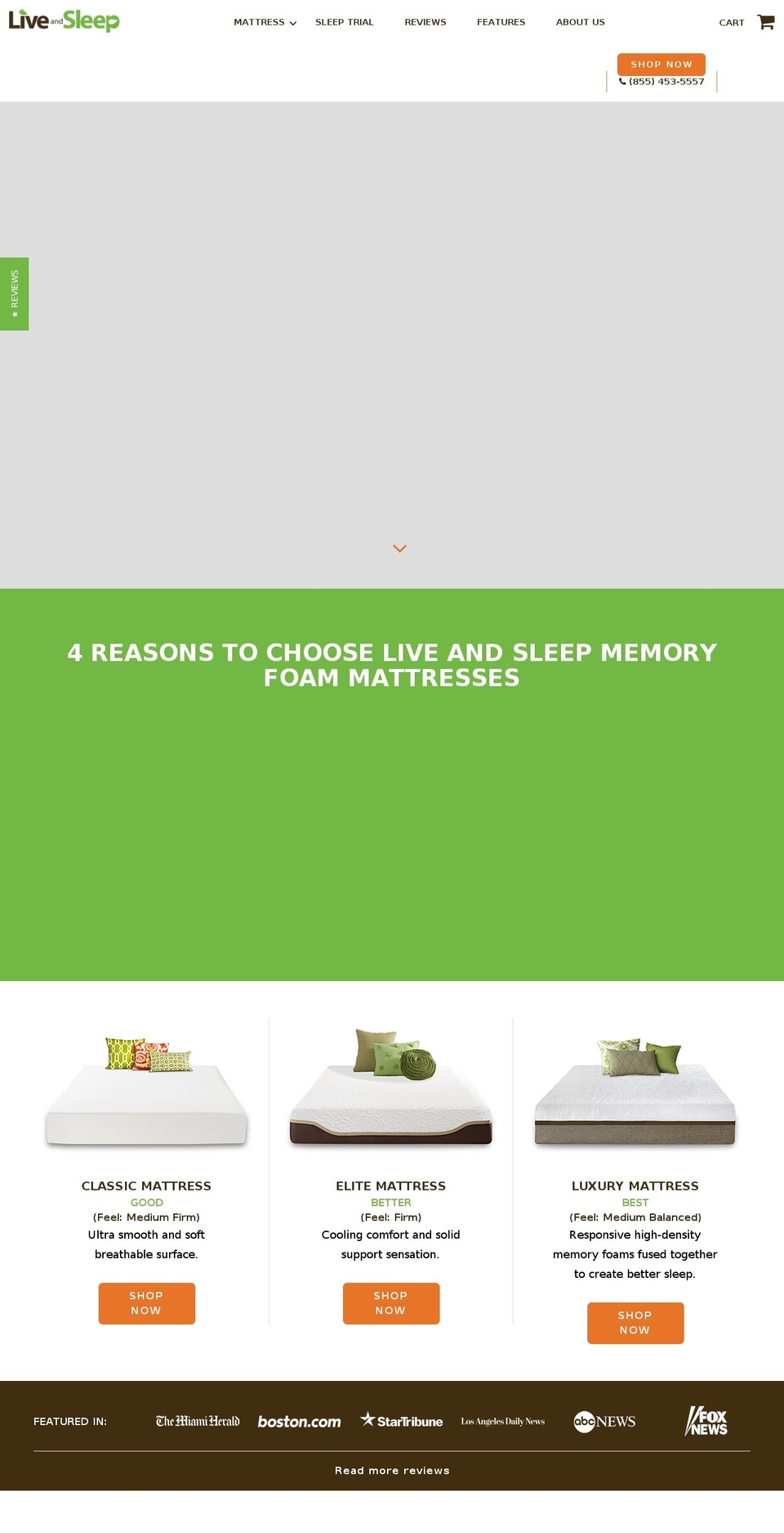 Digerati Group Theme Shopify theme site example liveandsleep.myshopify.com