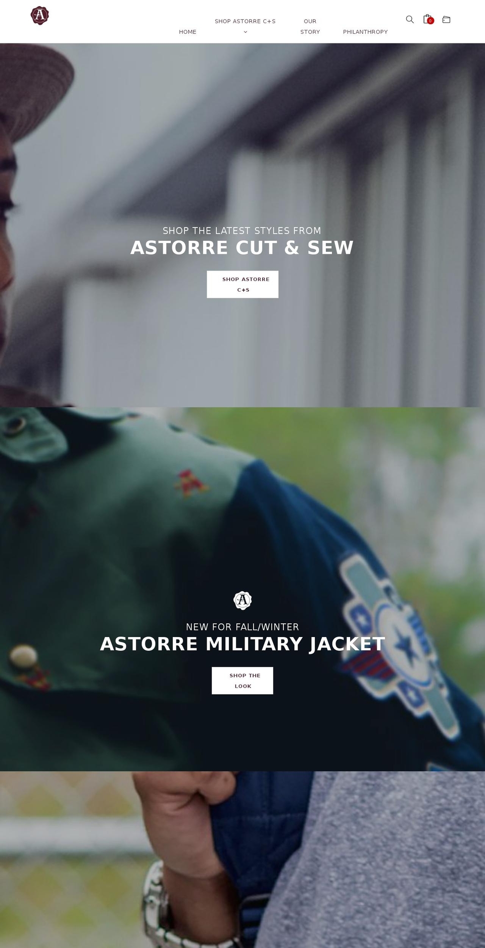 liveastorre.com — Shopify storefront screenshot