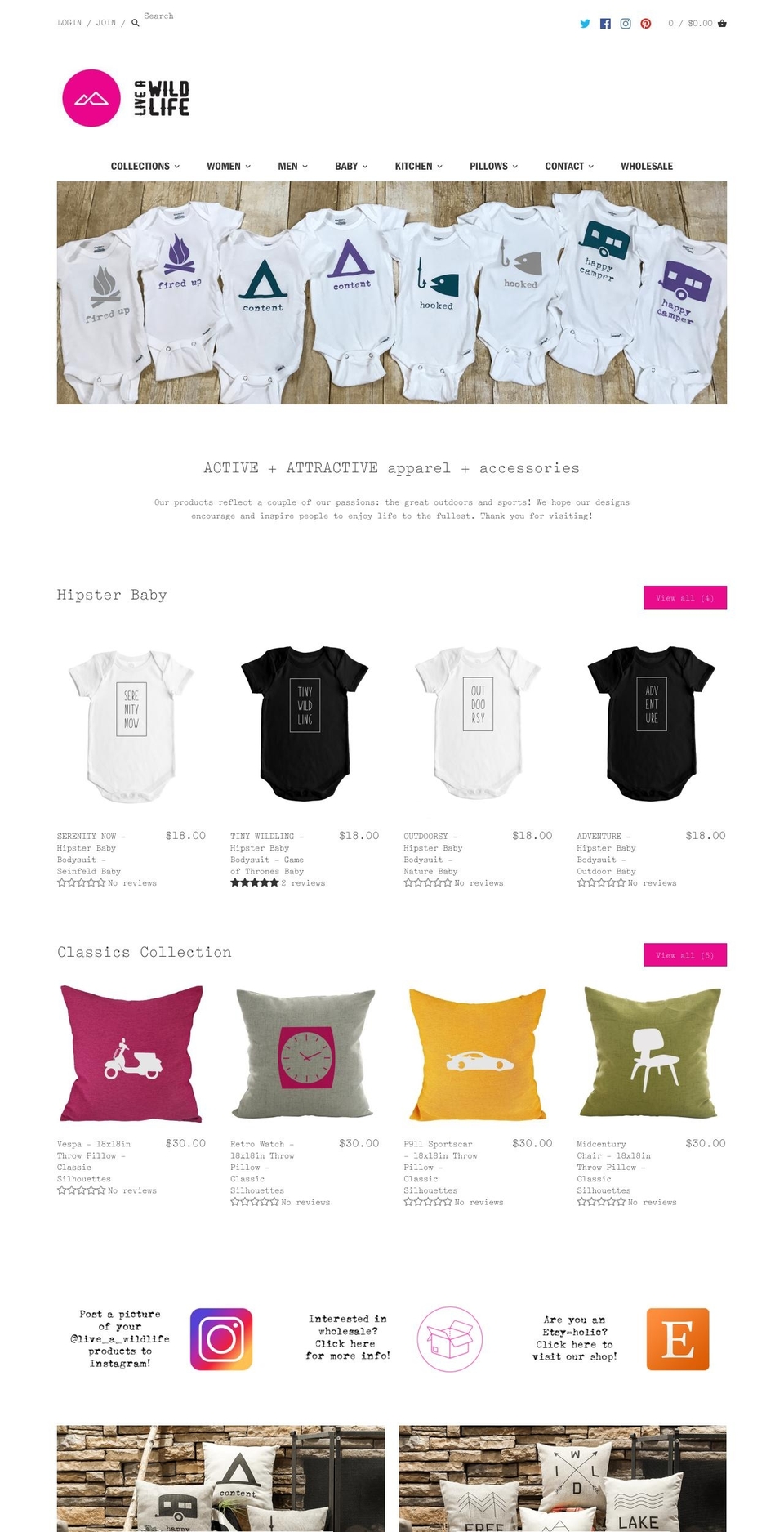 liveawildlife.com shopify website screenshot