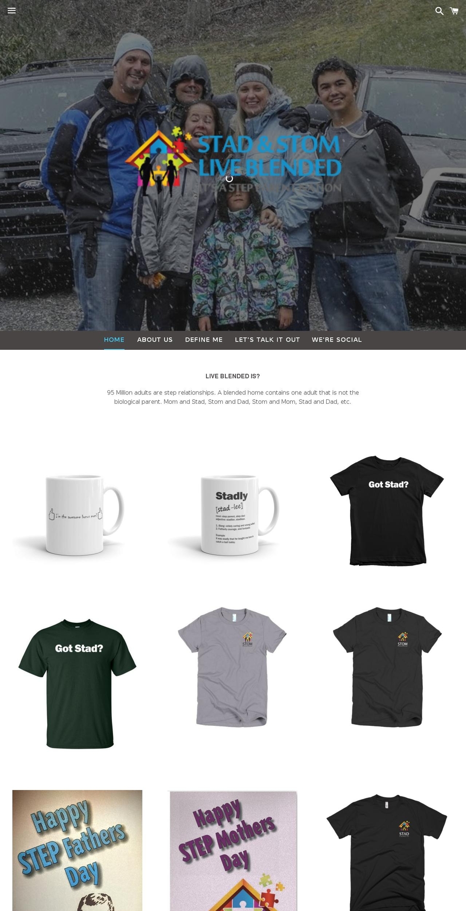 liveblended.com shopify website screenshot