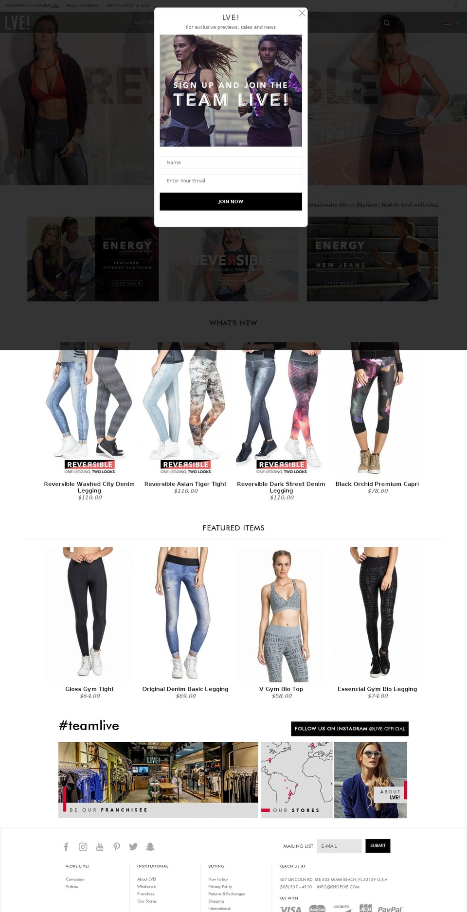 LVE 2017 - Mix\u0026Match Shopify theme site example liveclothing.ru