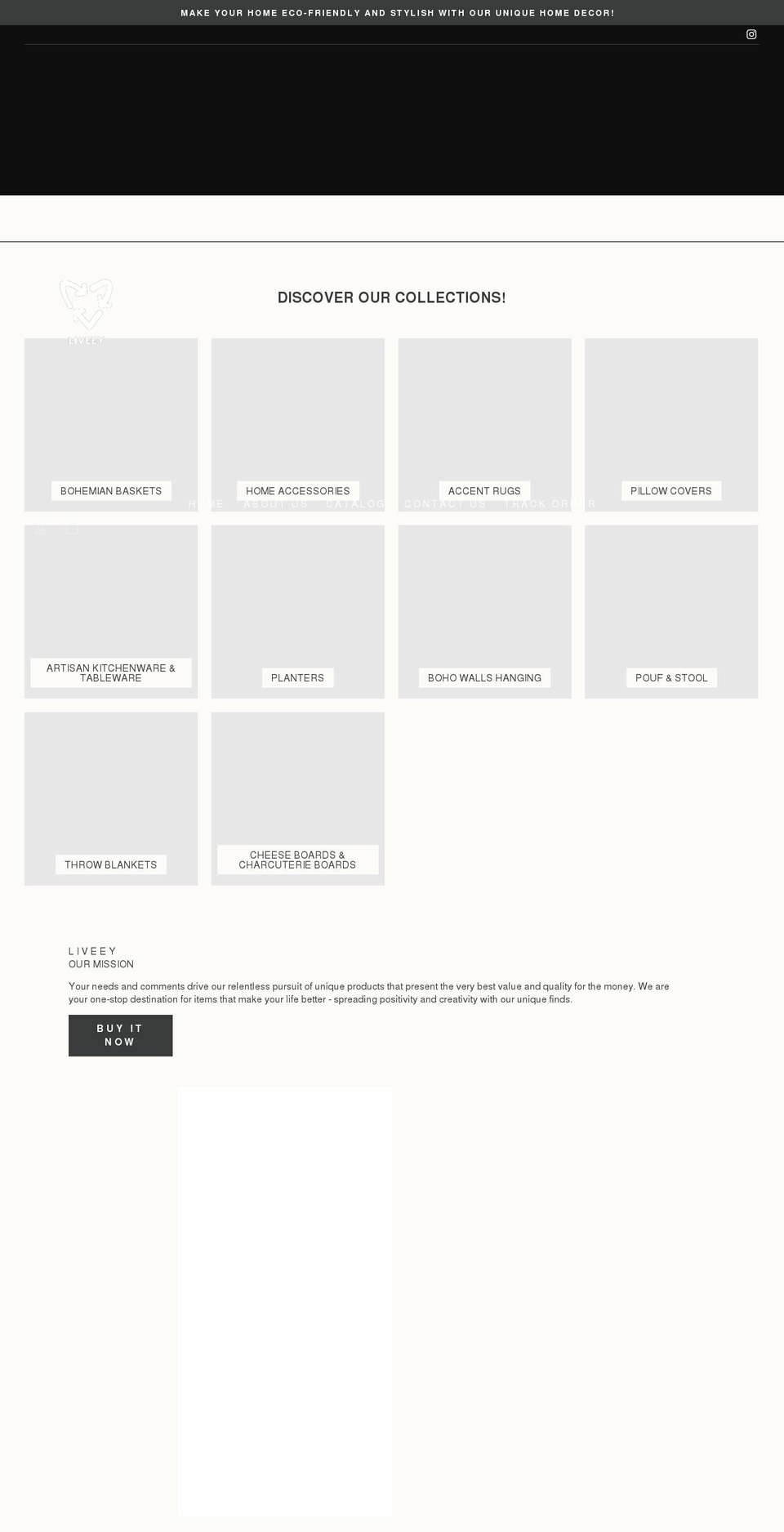 liveey.com shopify website screenshot