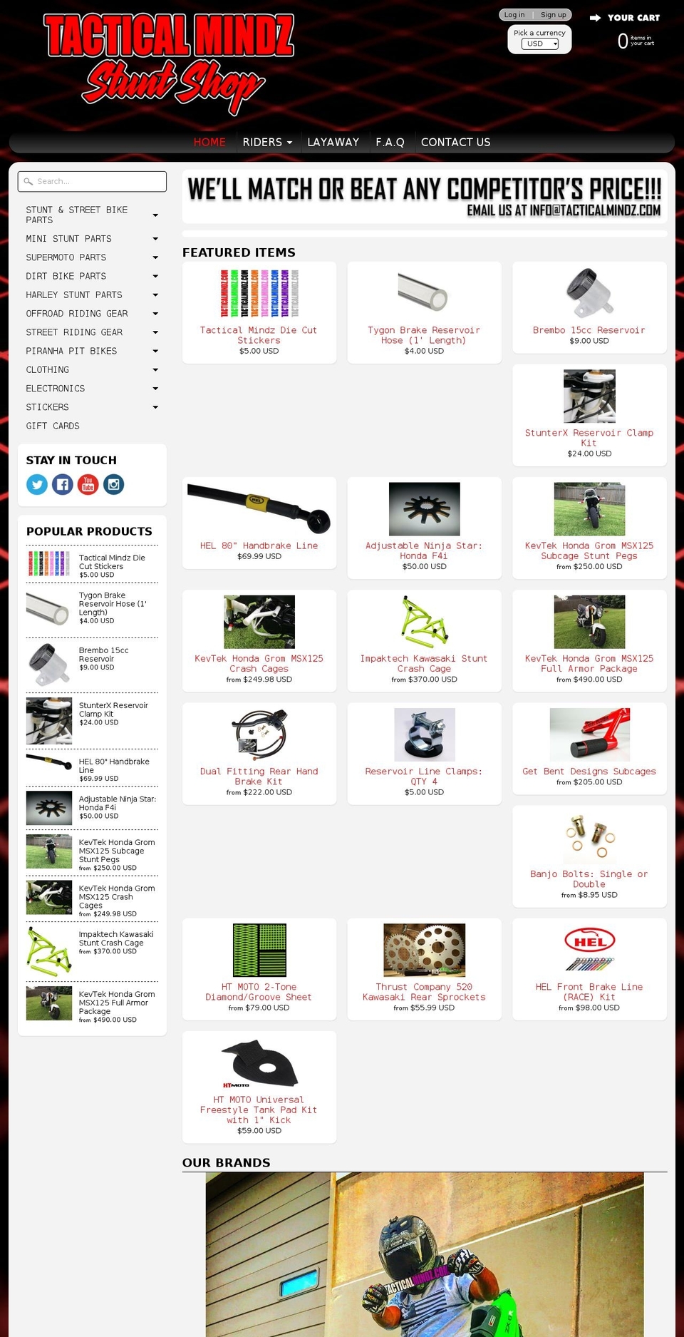 Newest theme with 2 sub menus Shopify theme site example livefastdiefun.com