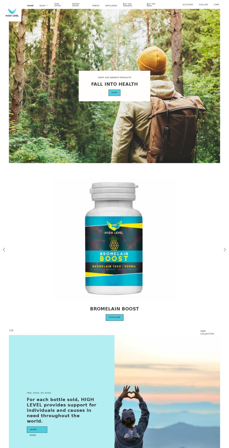 livehighlevel.com shopify website screenshot