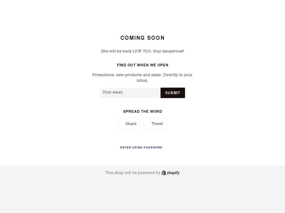 liveinhdclothing.com shopify website screenshot