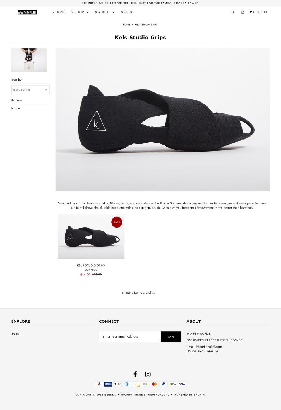 livekels.com — Shopify storefront screenshot