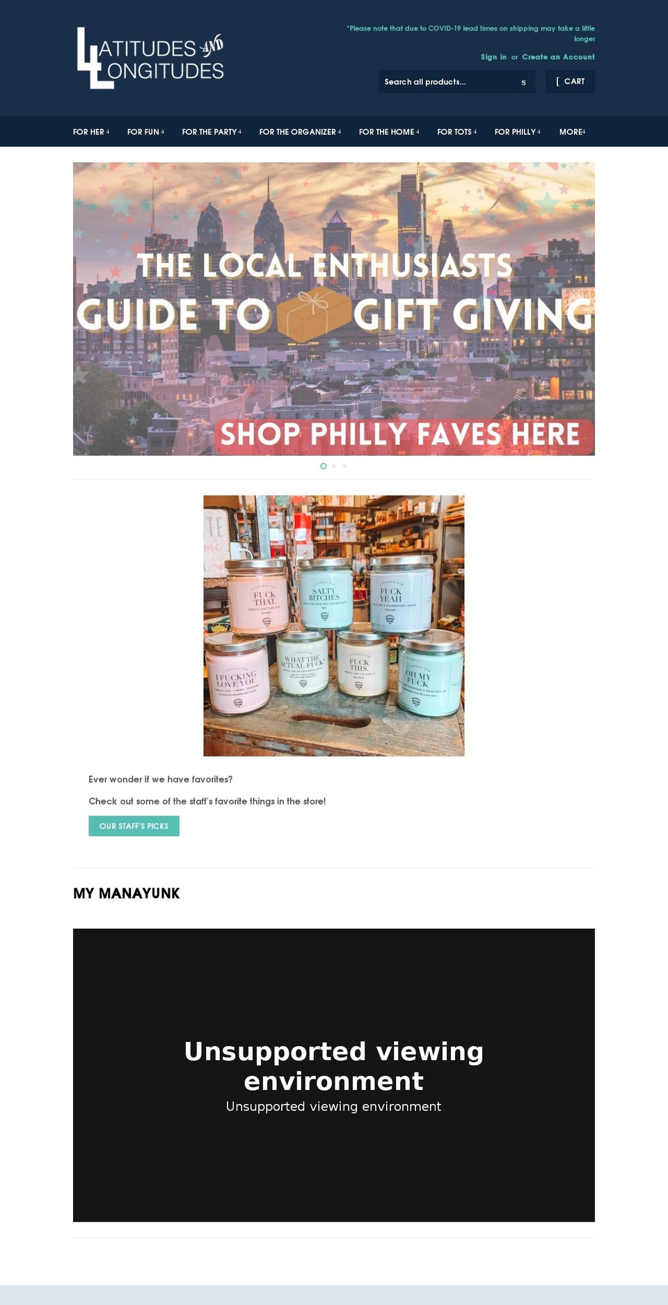 livelatandlong.com shopify website screenshot