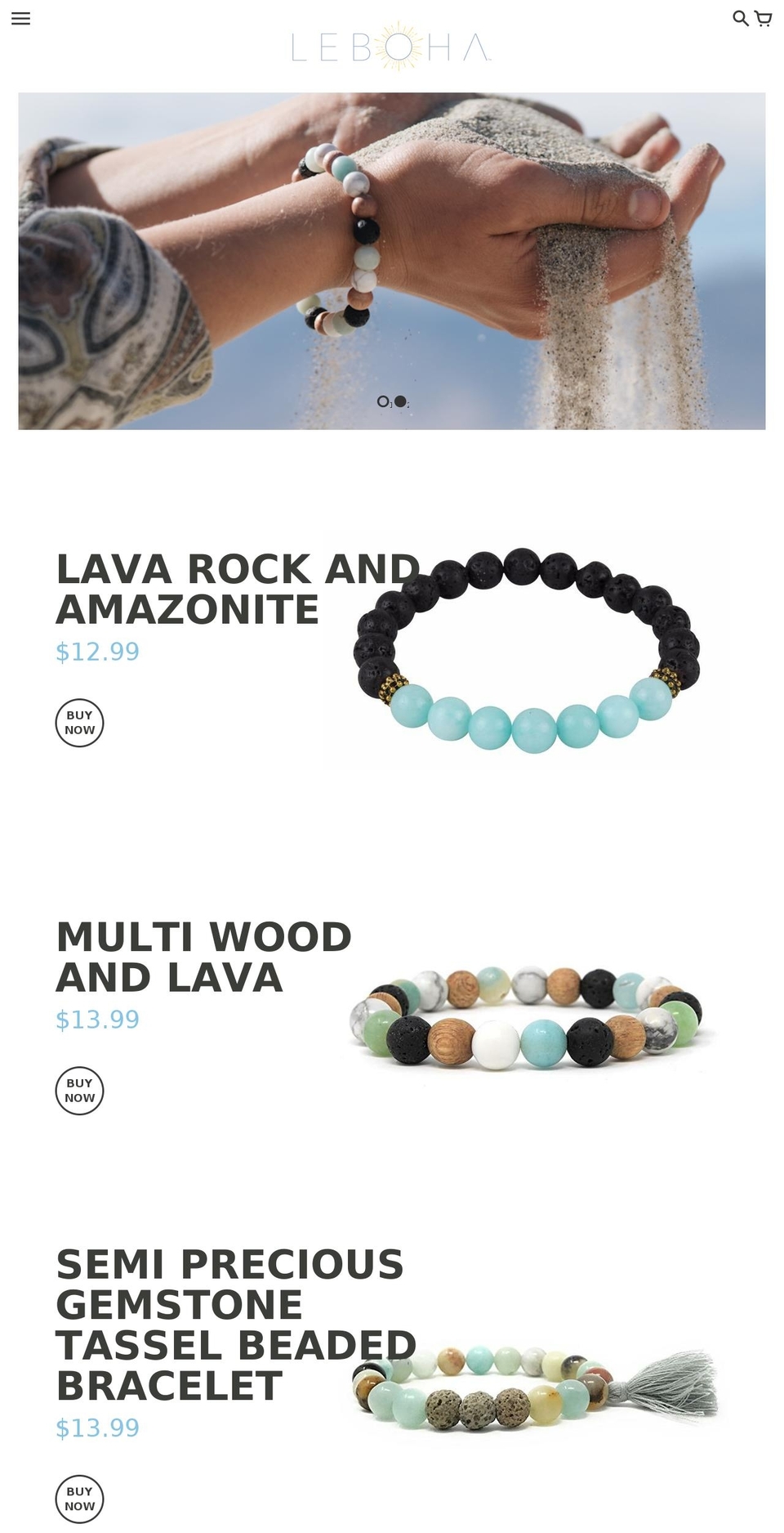 liveleboha.com shopify website screenshot