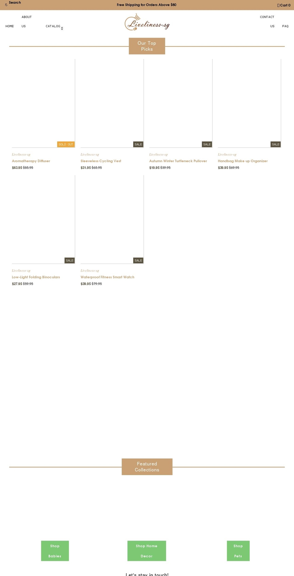 liveliness-sg.com shopify website screenshot