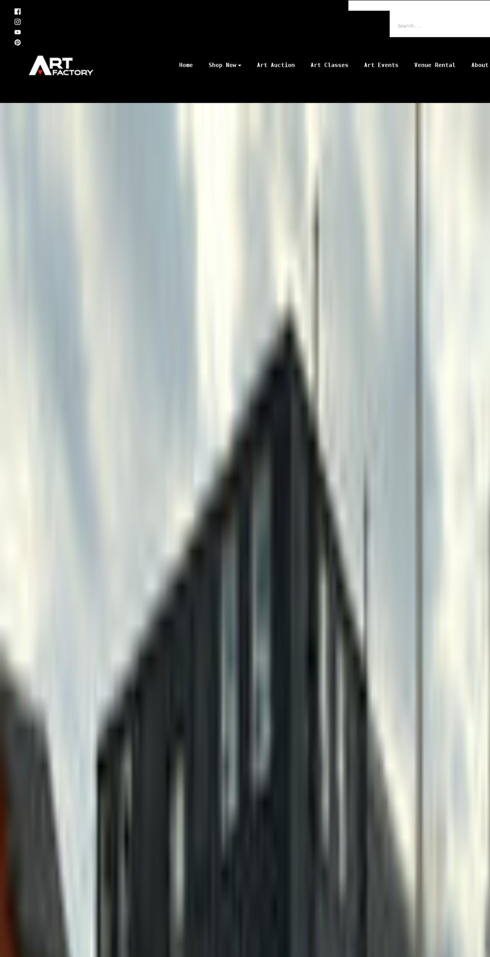 liveloveartfactory.com shopify website screenshot