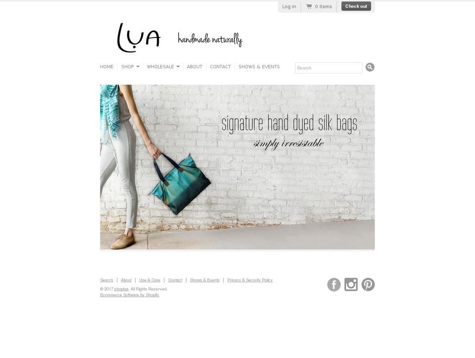 livelovelua.com shopify website screenshot