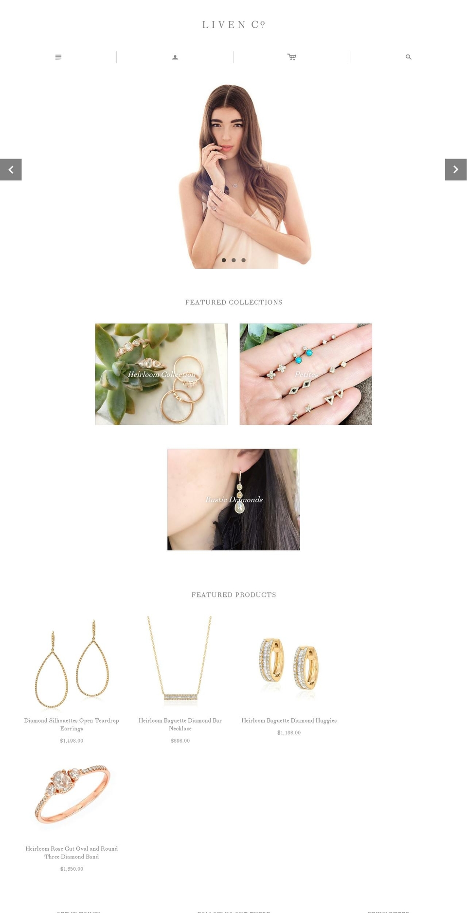 livenco.com shopify website screenshot