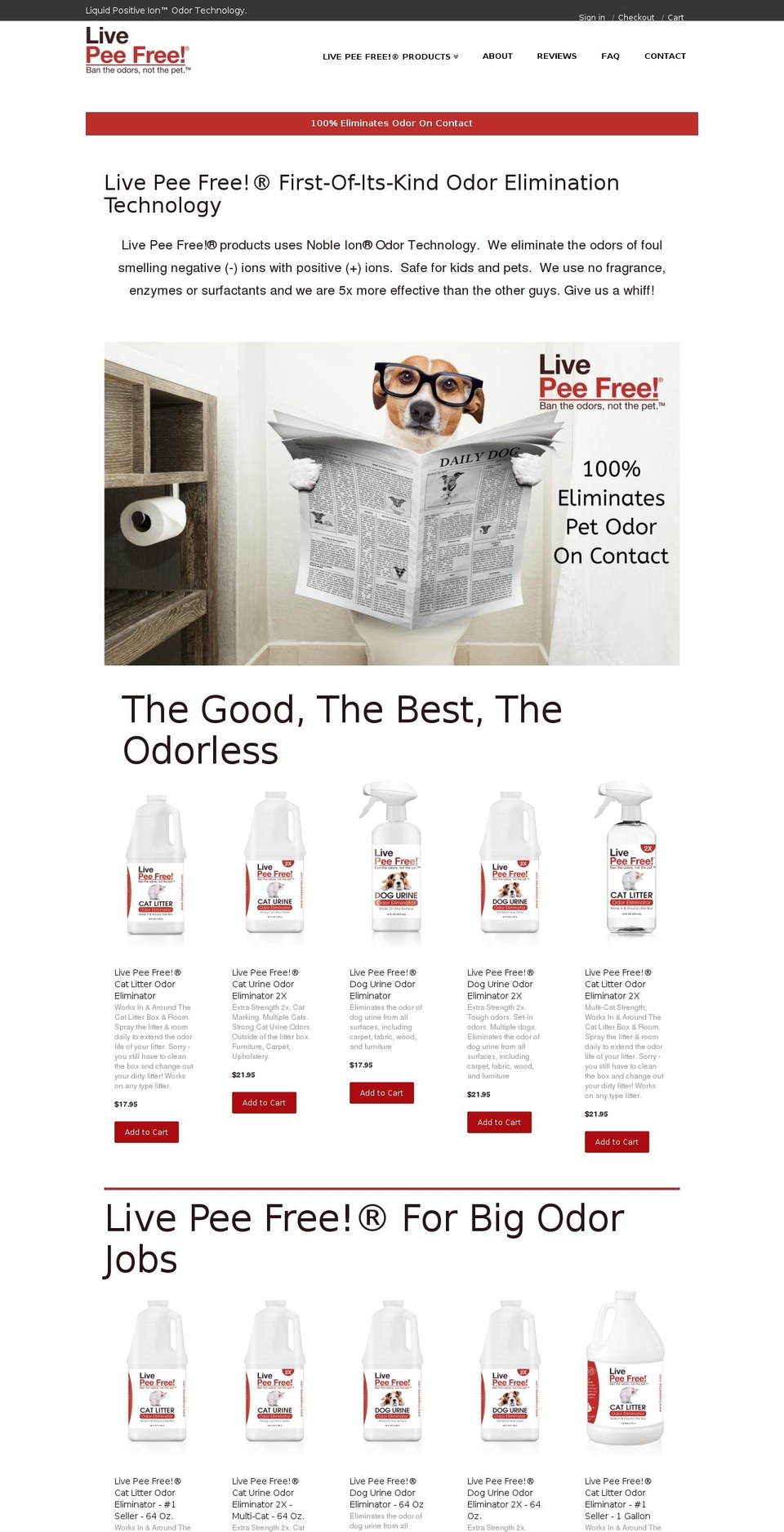 HappyMedium-LivePeeFree Shopify theme site example liveodorfree.com