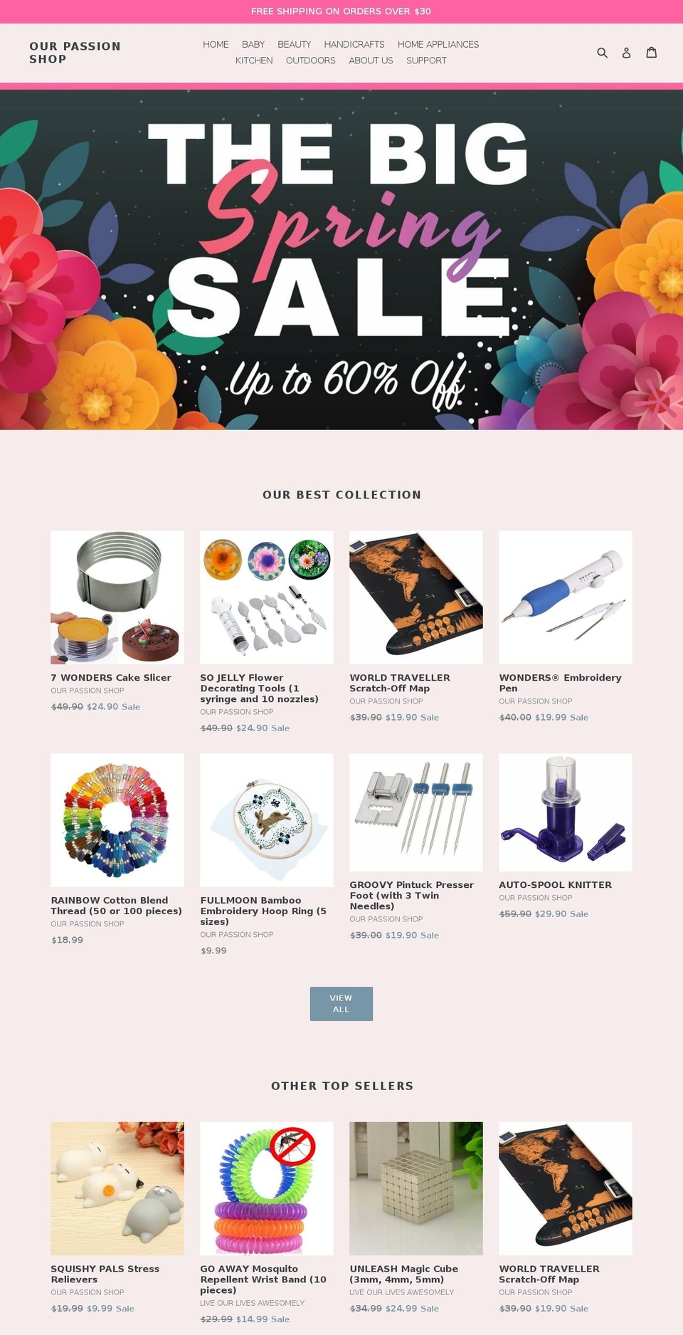 liveourlivesawesomely.com — Shopify storefront screenshot