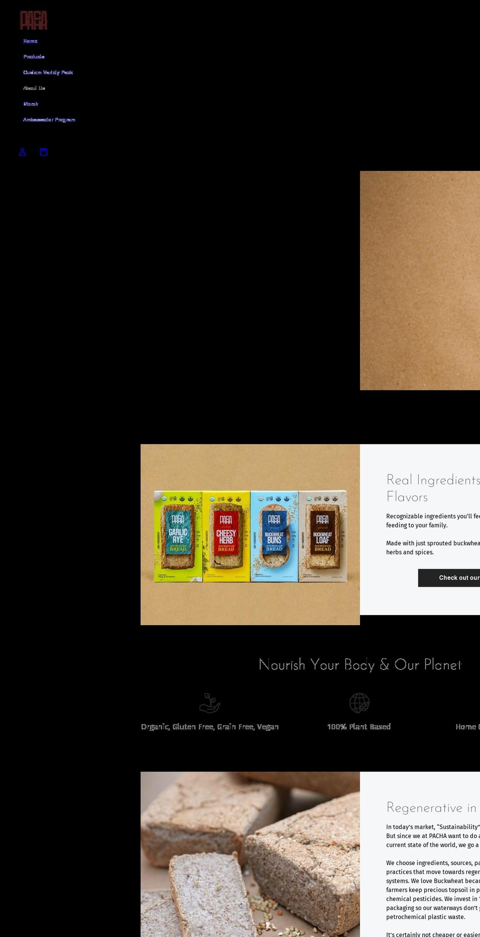 livepacha.com shopify website screenshot