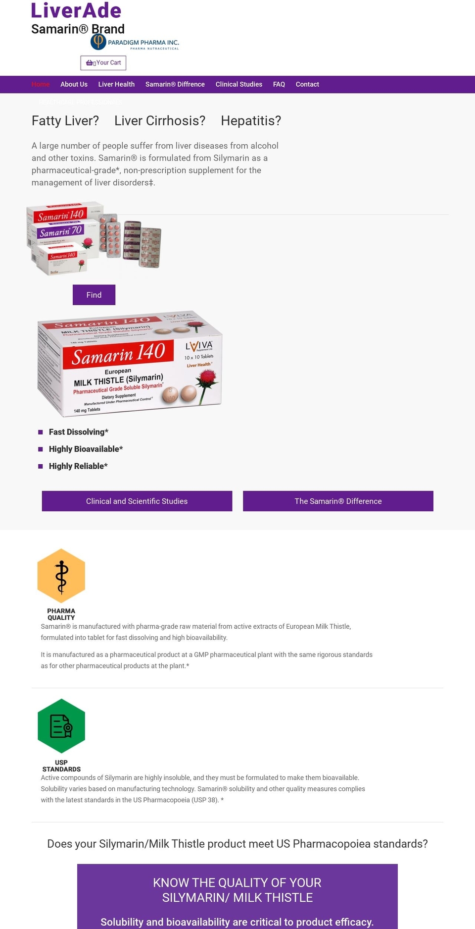 liverade.com shopify website screenshot
