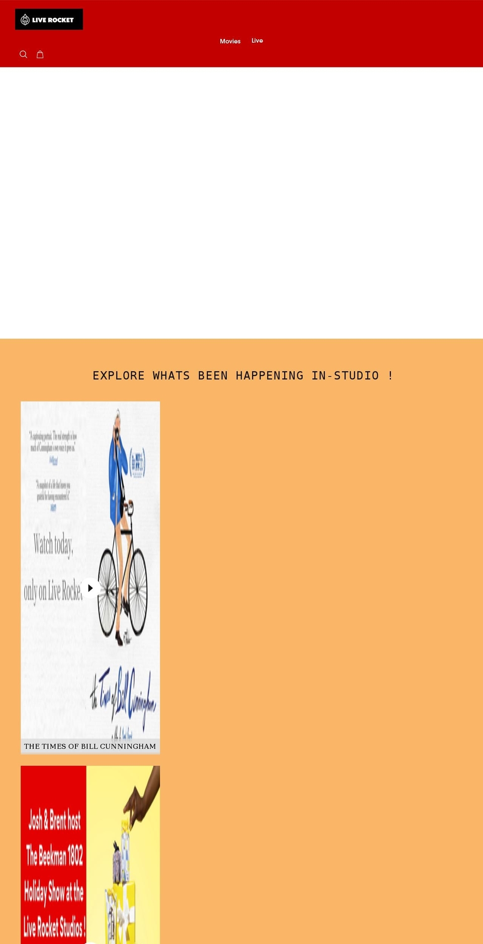liverocket.com shopify website screenshot