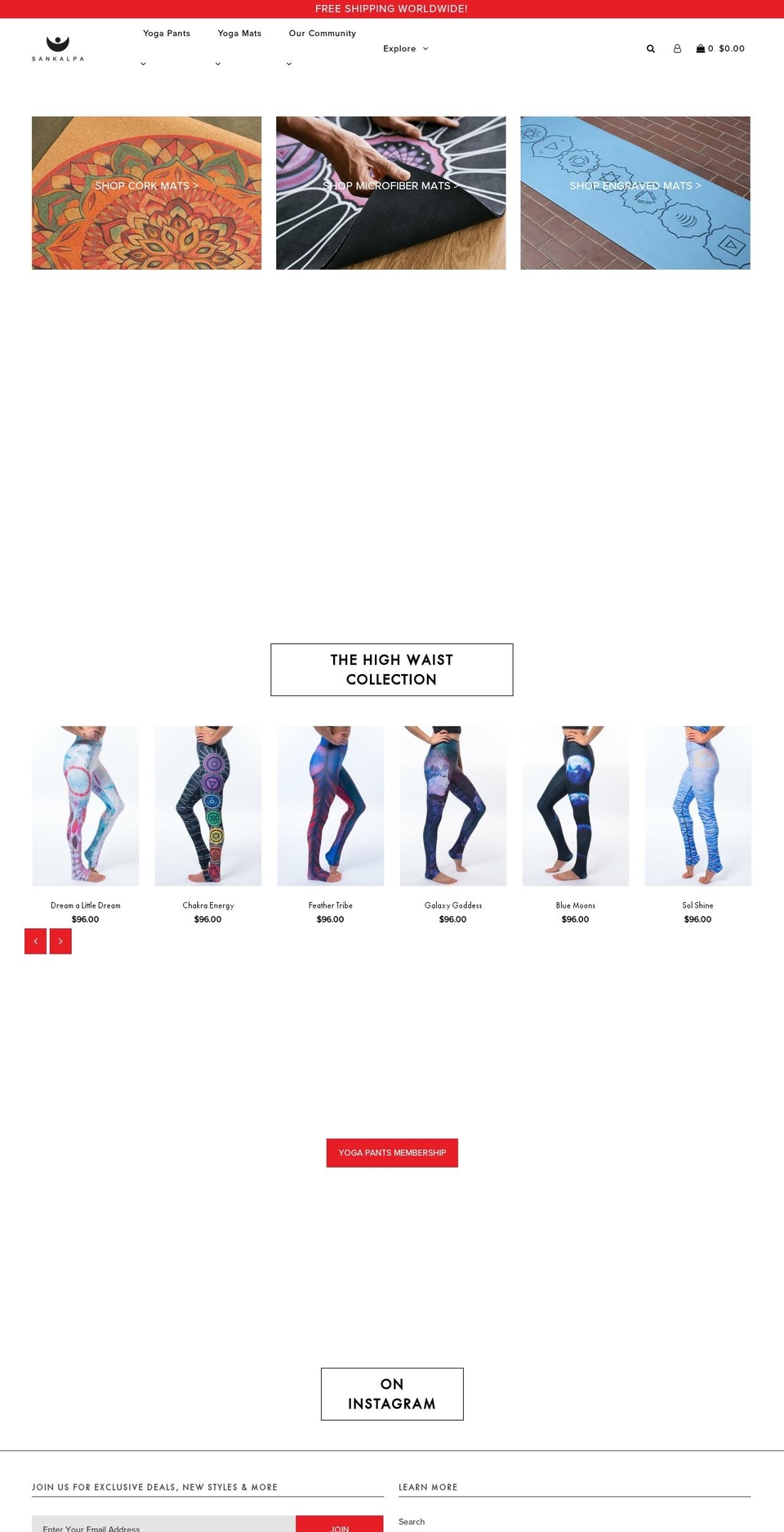 livesankalpa.com shopify website screenshot